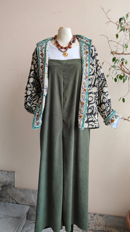 Giacca Boho con Tasche Laterali