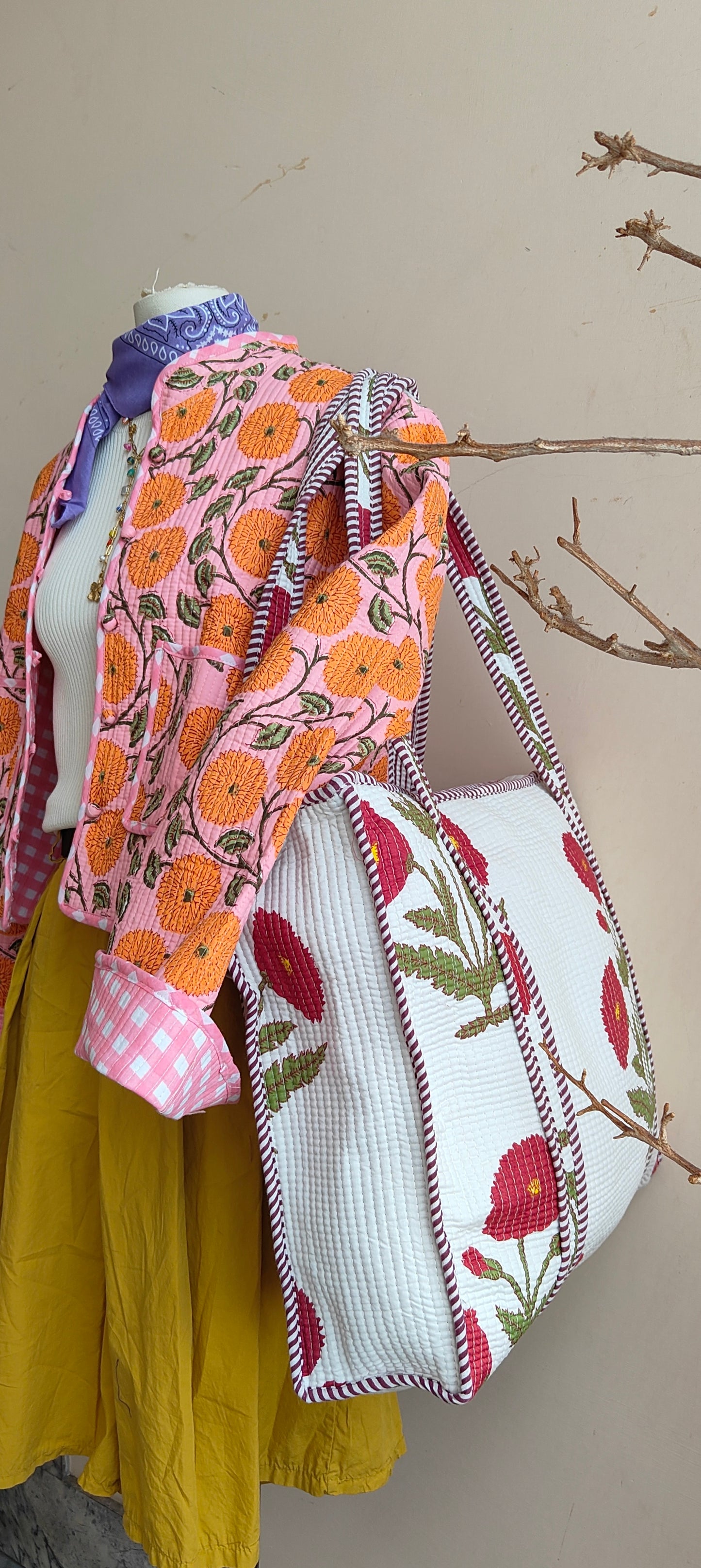 Borsa Trapuntata in Cotone – Maxi