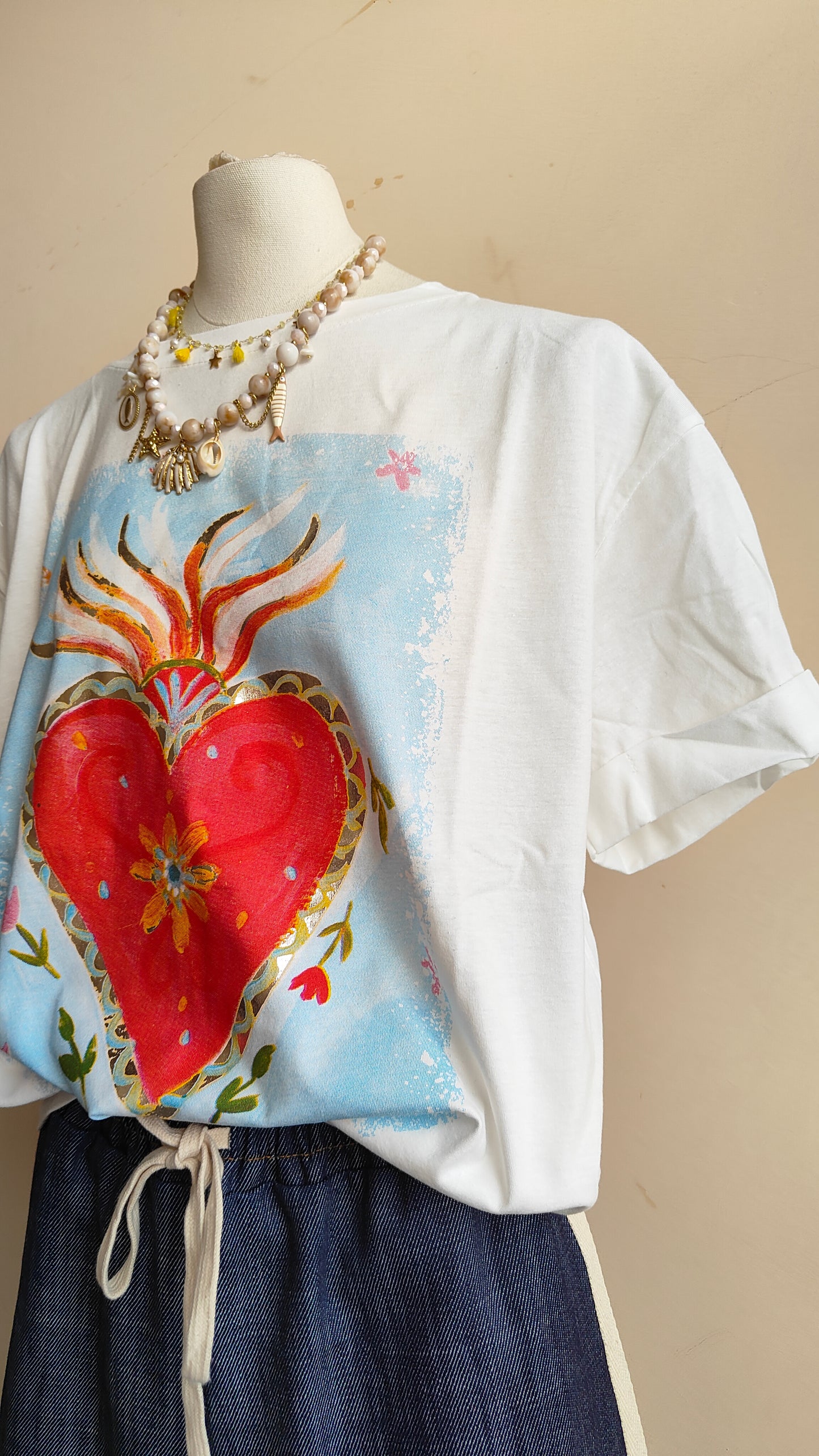 T-shirt Corazón Viva