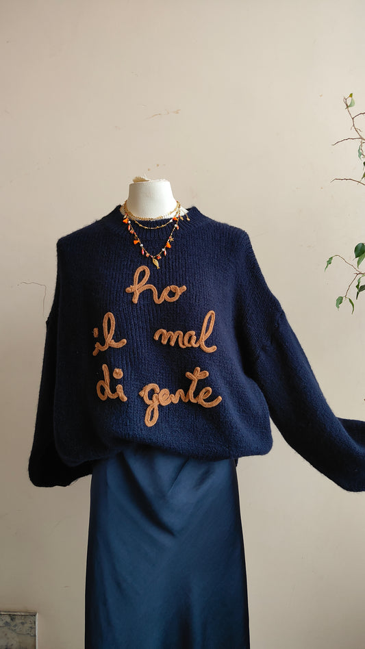 Maglia “Ho il mal di gente”