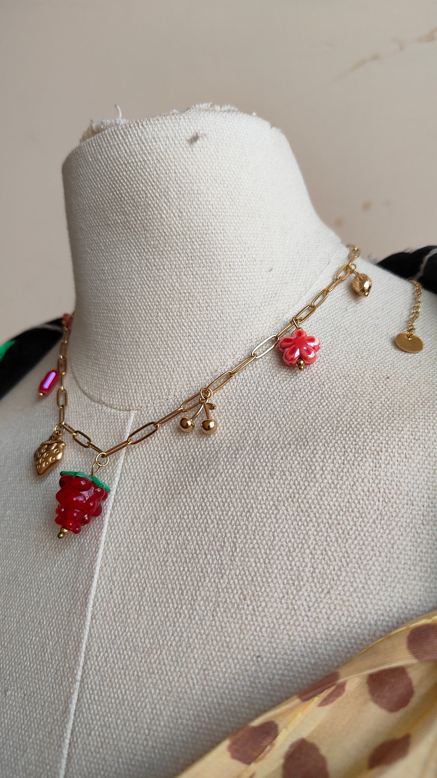 Collana set Lampone