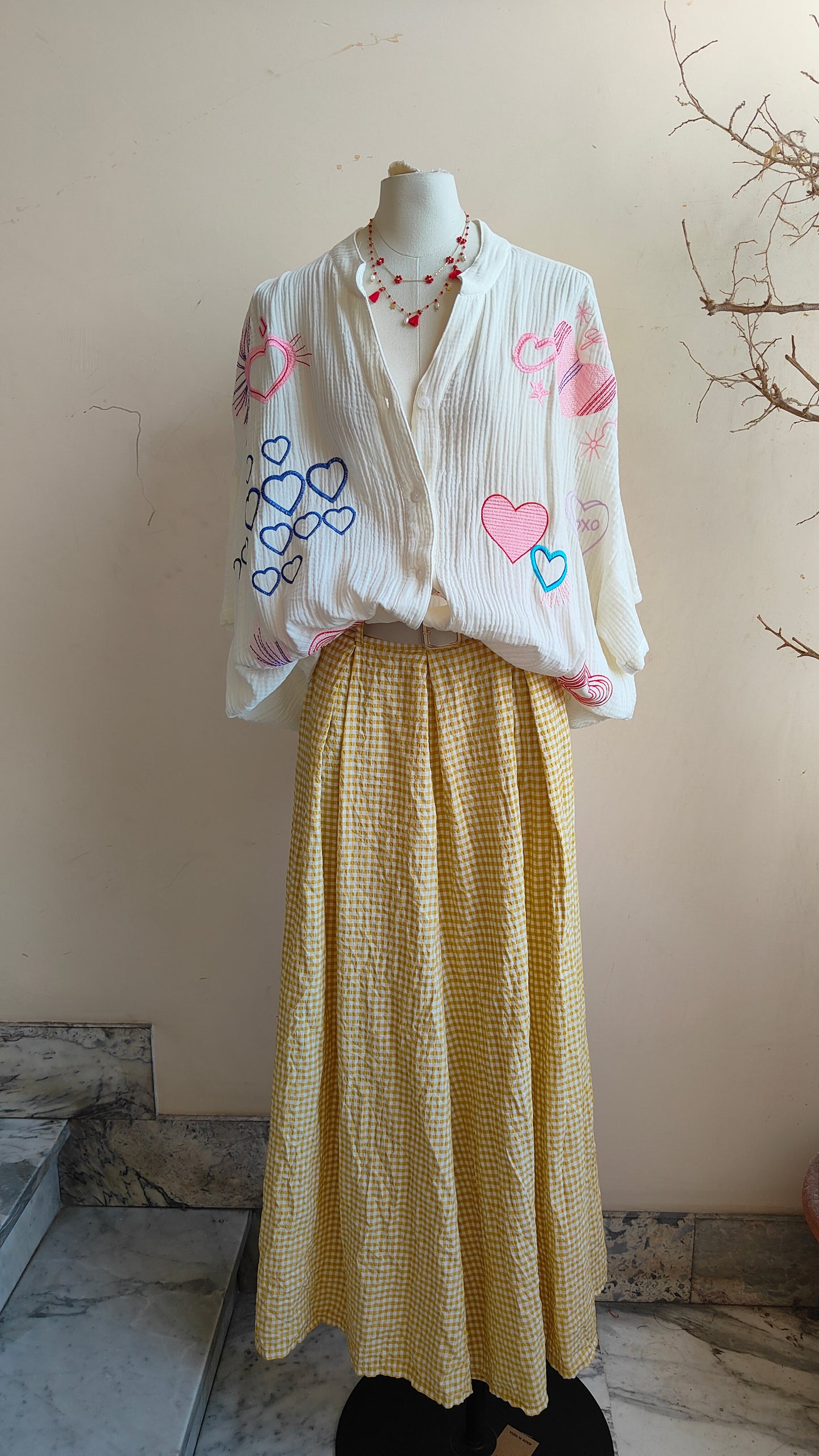 Gonna Pantalone Gingham