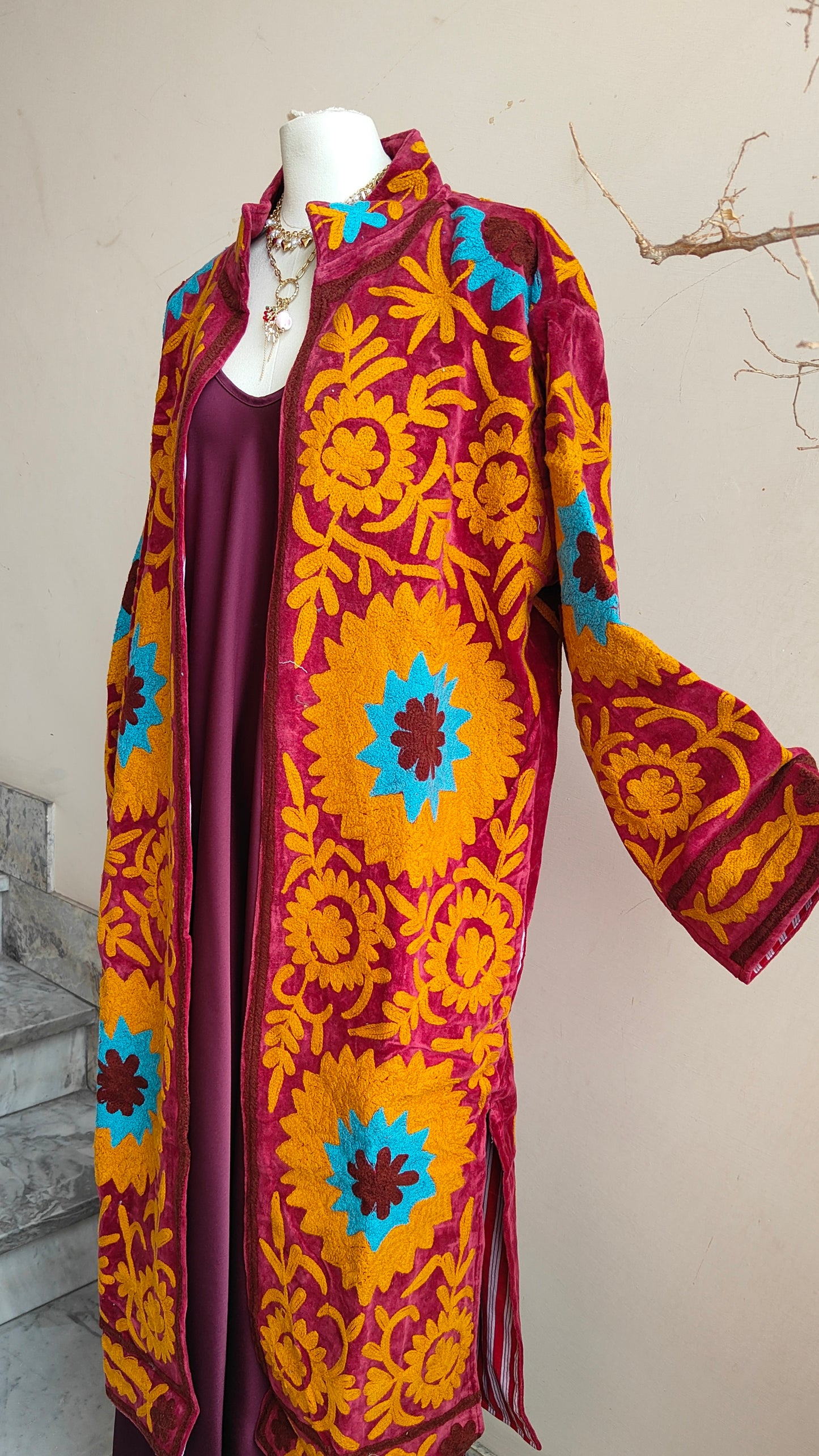Giacca Boho lungo