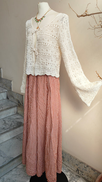 Cardigan Fili di Nuvol in cotone