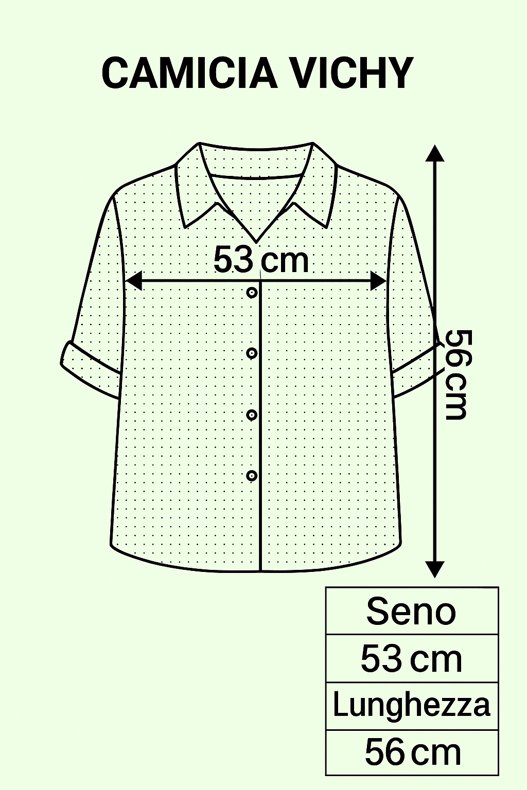 Camicia Vichy bottoni