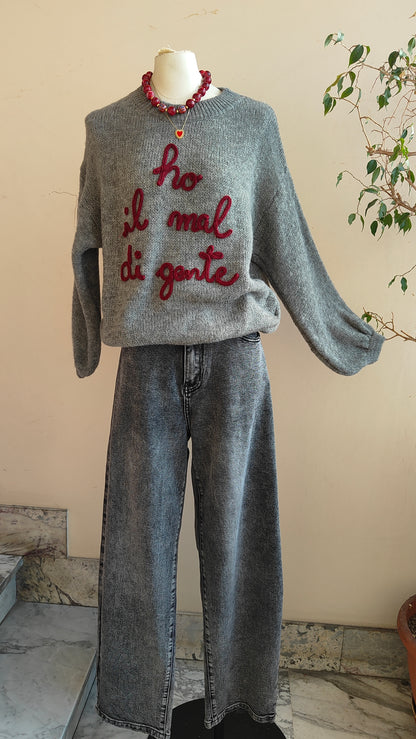 Maglia “Ho il mal di gente”