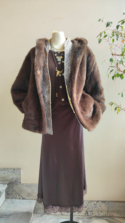 Giacca Moon Light in eco-pelliccia