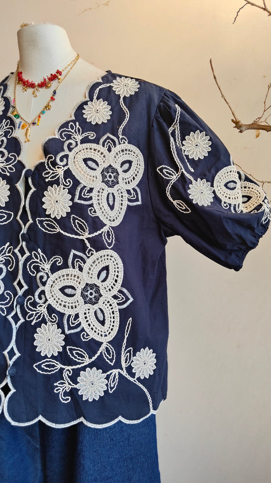 Blusa Ricamo Fleur