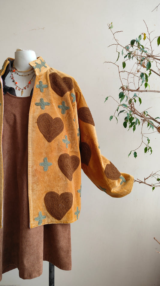 Giacca Boho con Tasche Laterali