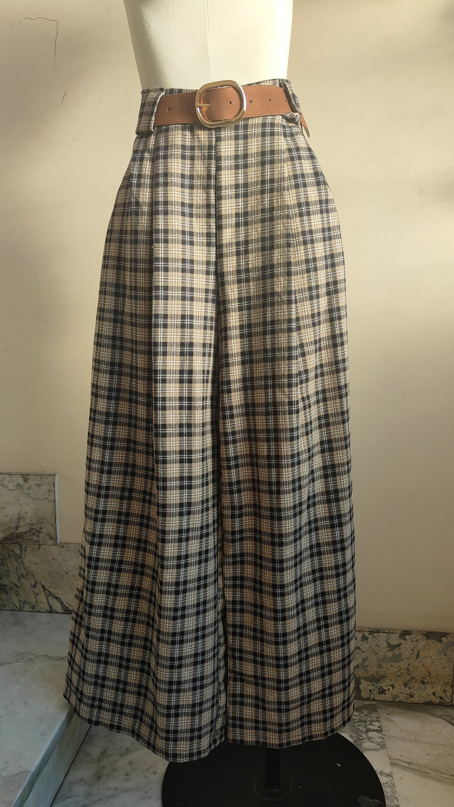 Pantaloni Tartan