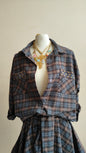 COMPLETO CHECK BORCHIE – CAMICIA & GONNA ASIMMETRICA