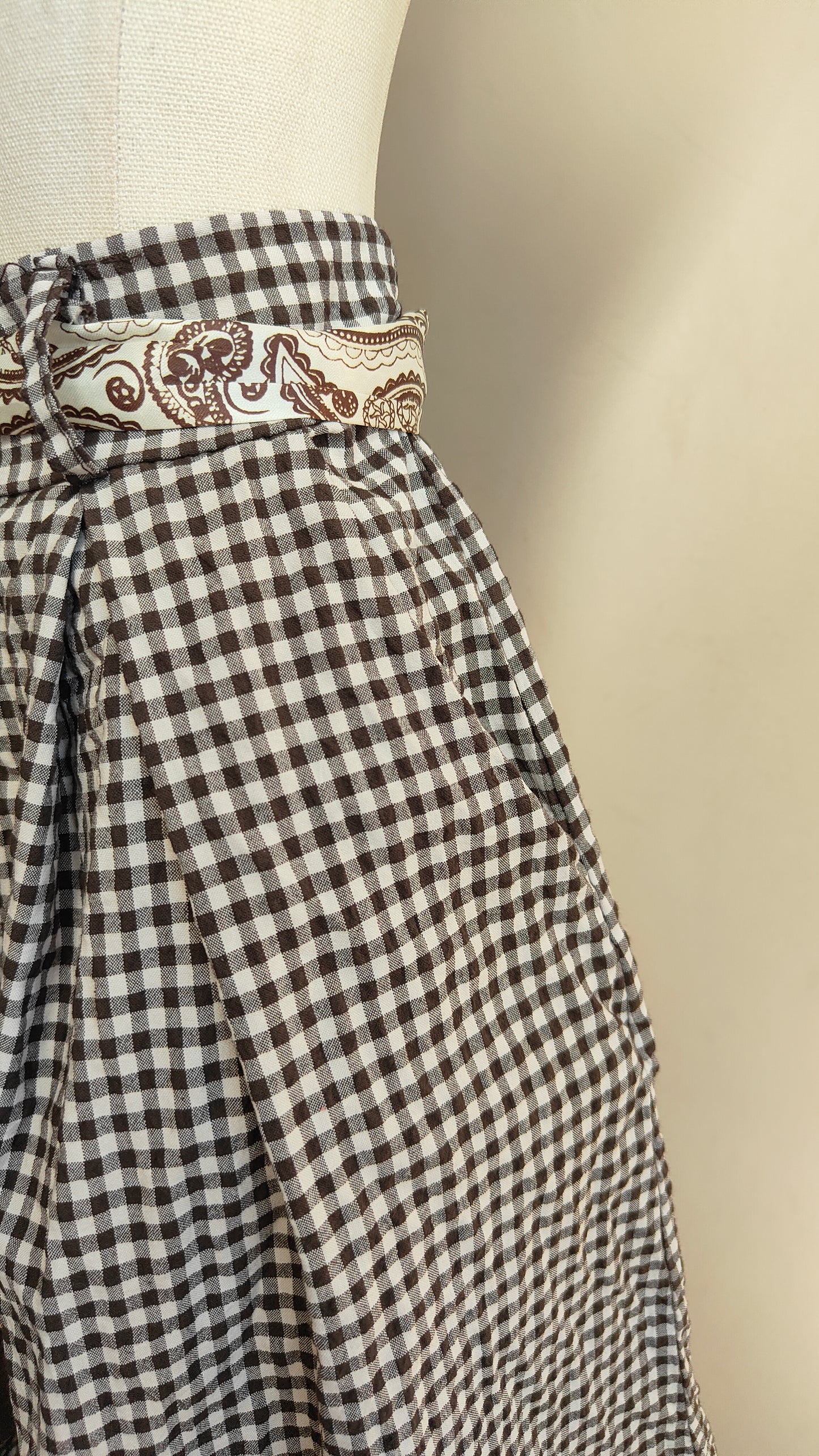 Gonna Pantalone Vichy Romance