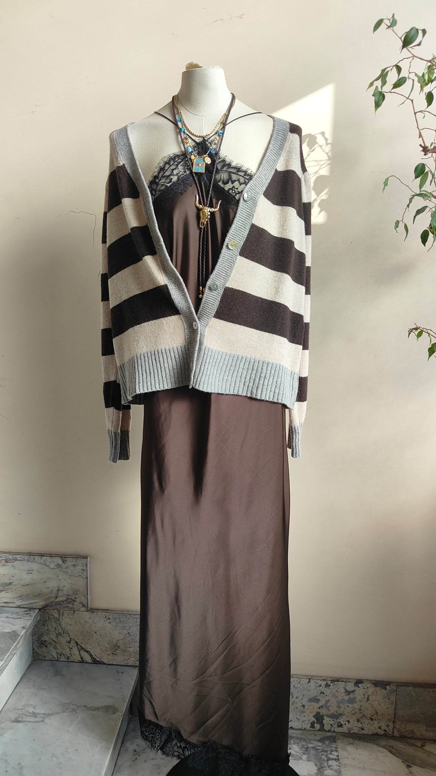 Cardigan Riviera a righe