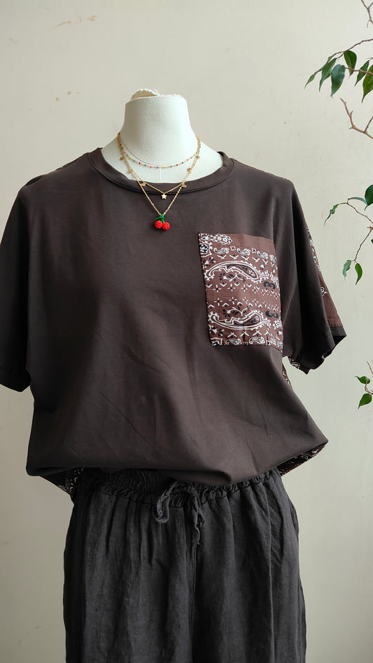 T-shirt Bandana Cioccolato