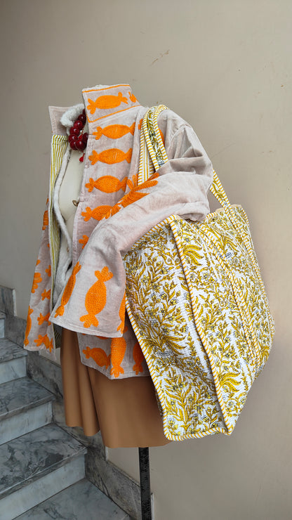 Borsa Trapuntata in Cotone – Maxi
