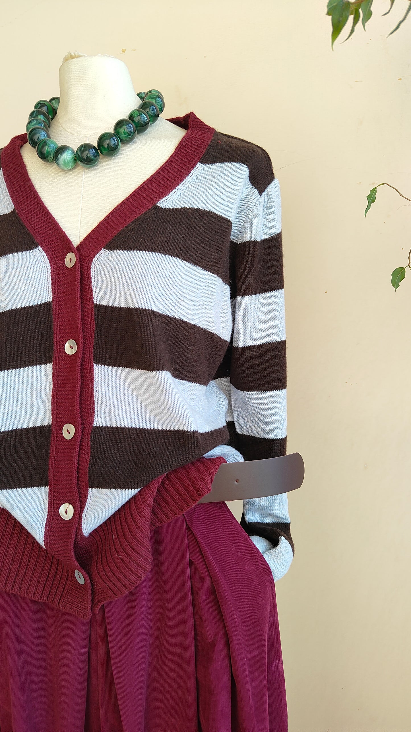 Cardigan Riviera a righe