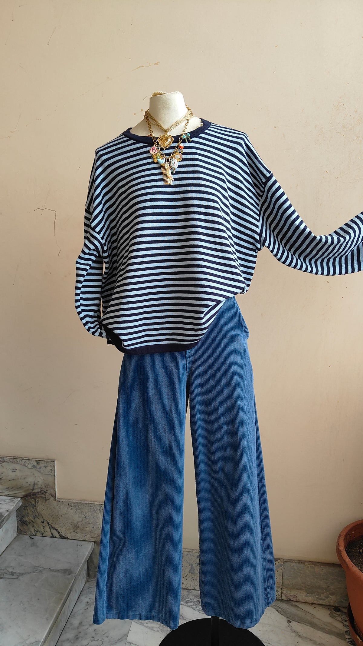 Maglia Over a Righe