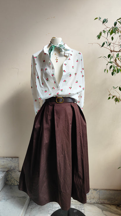 Camicia ciliegia