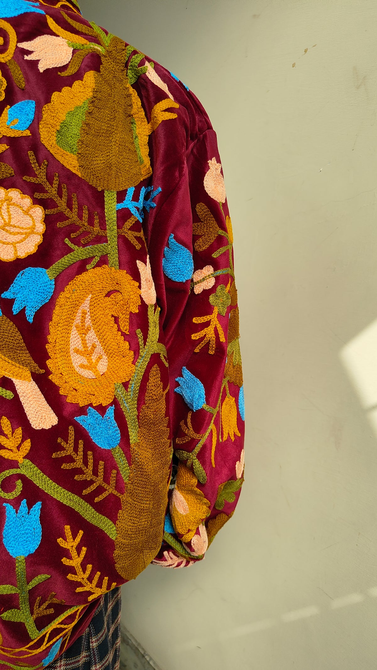 Giacca Boho con Tasche Laterali