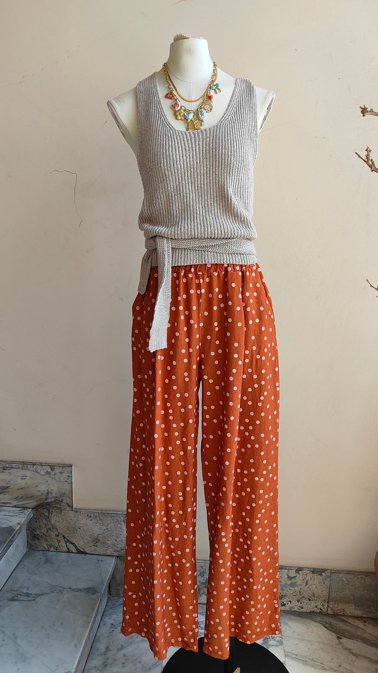 Pantaloni Pois