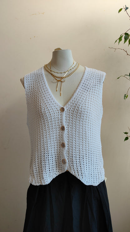Gilet maglia grosso