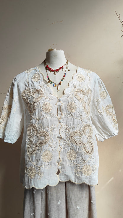 Blusa Ricamo Fleur