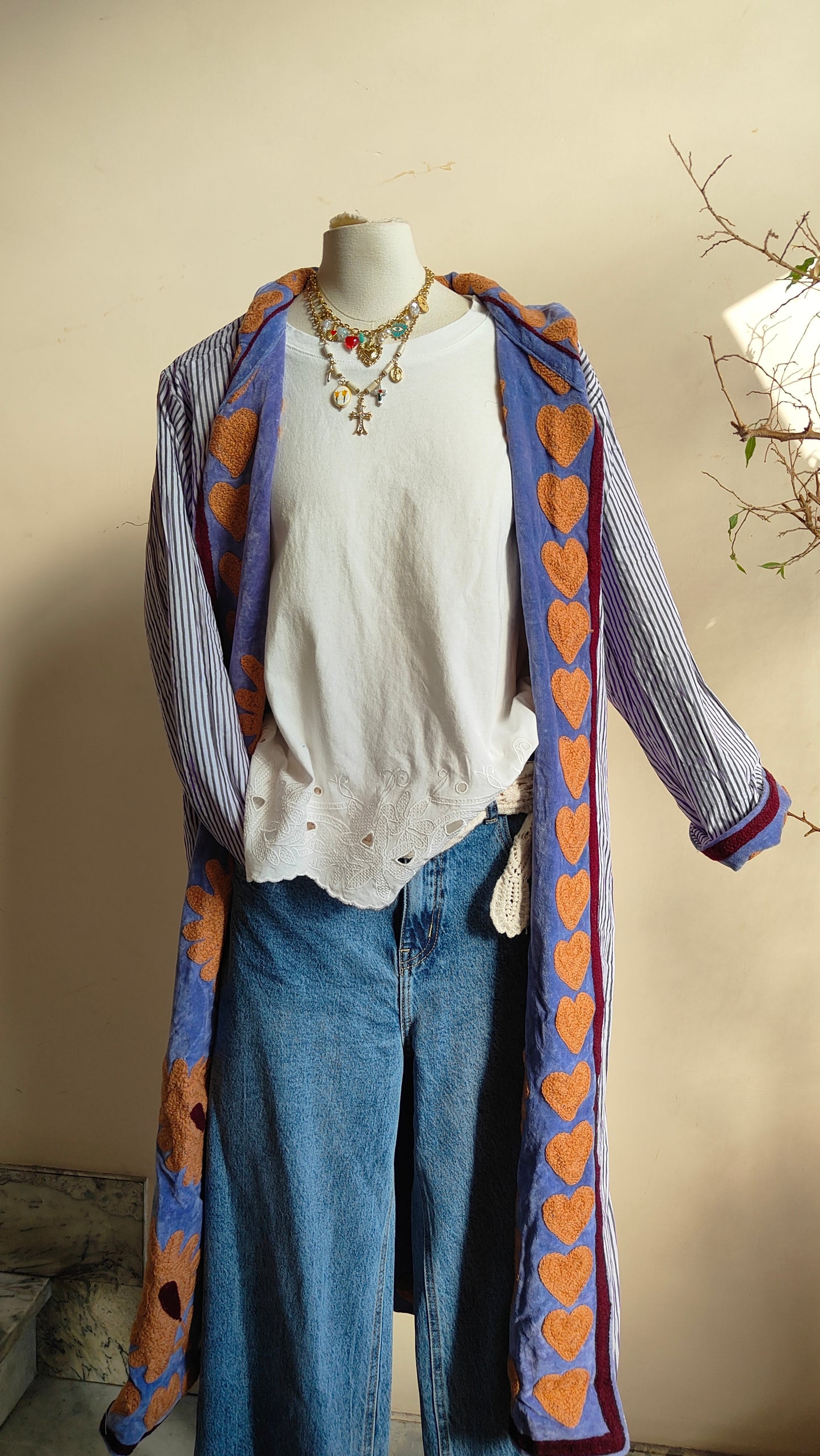 Giacca Boho lungo