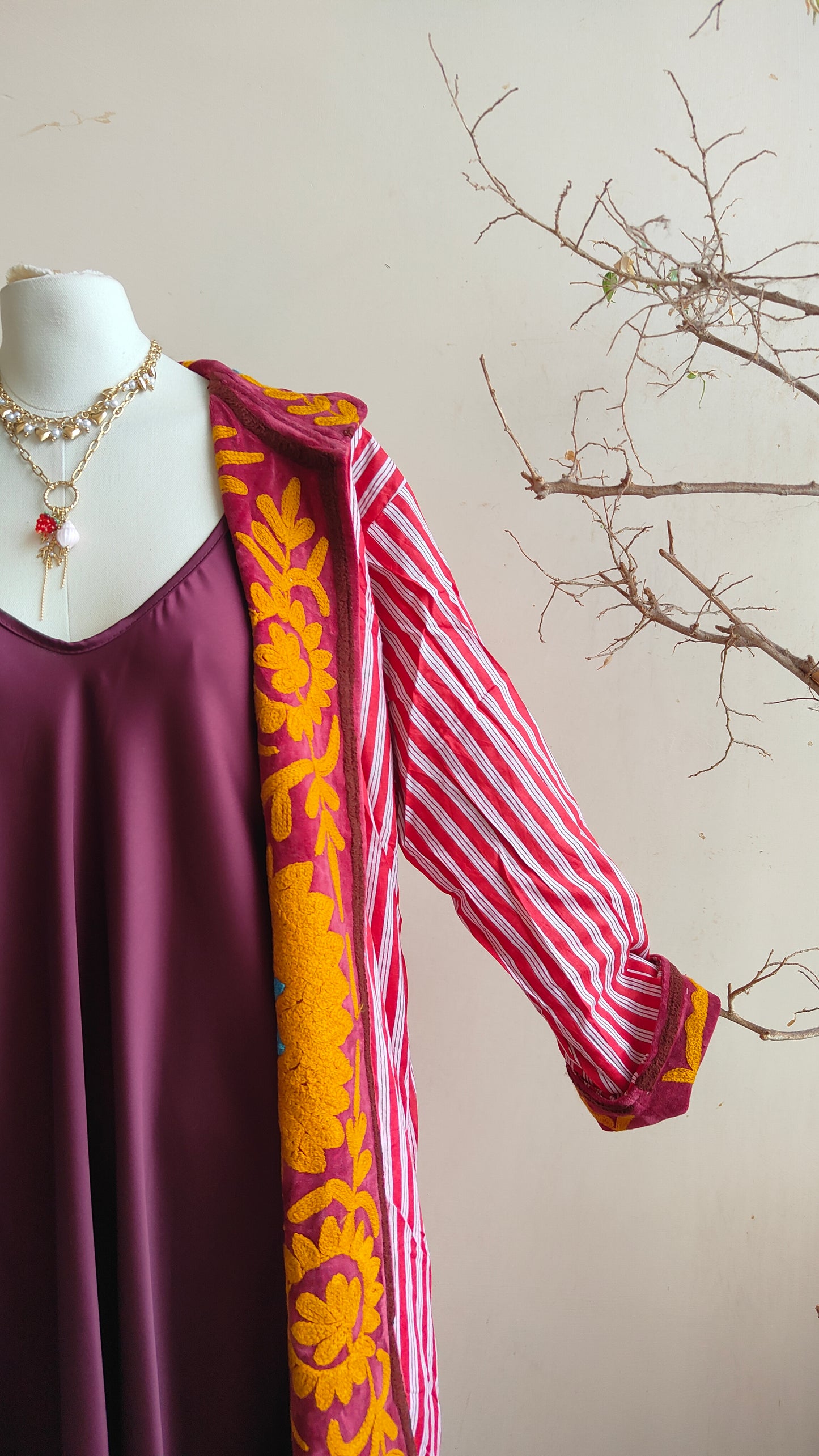 Giacca Boho lungo