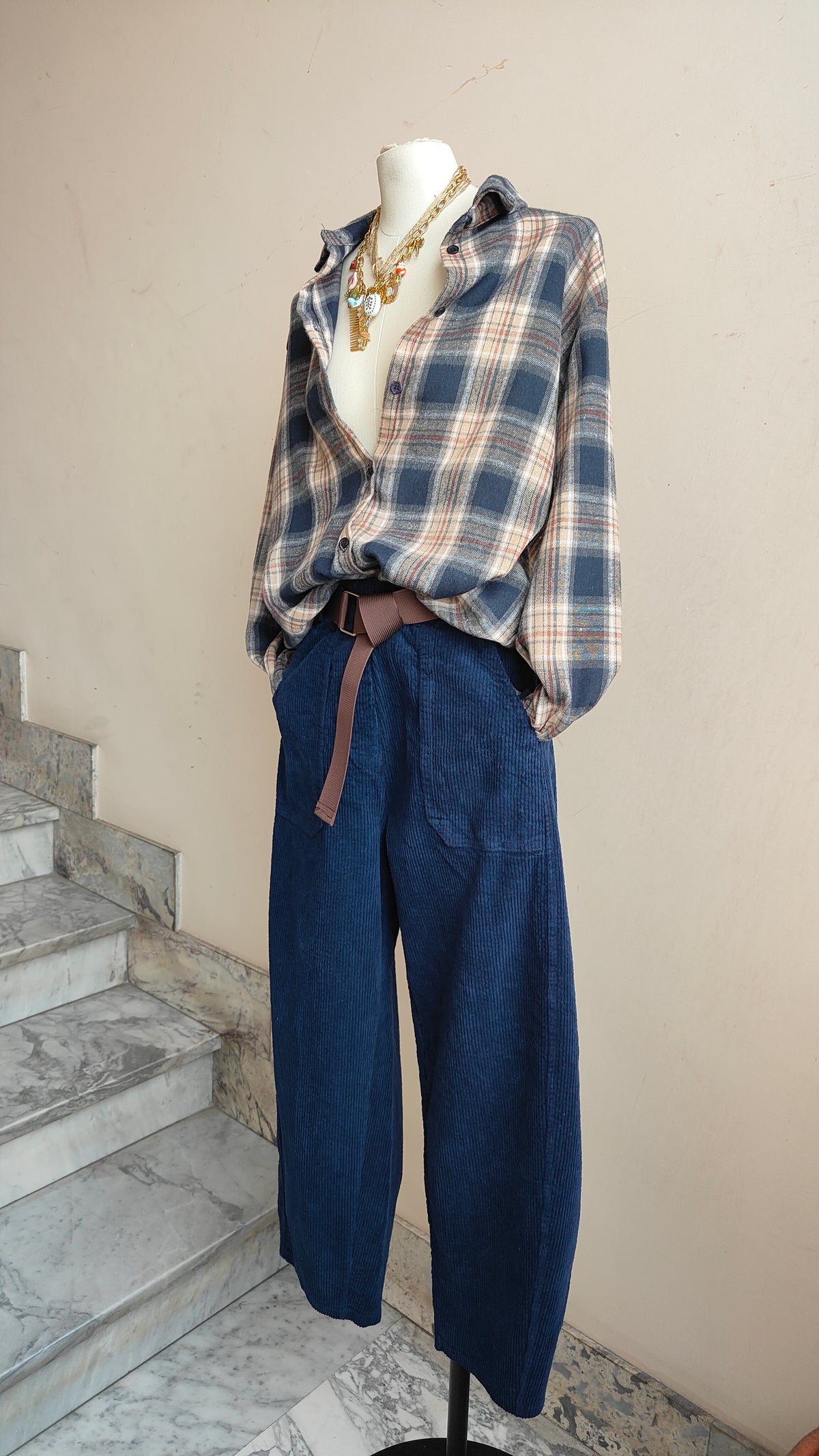 CAMICIA CHECK OVERSIZE