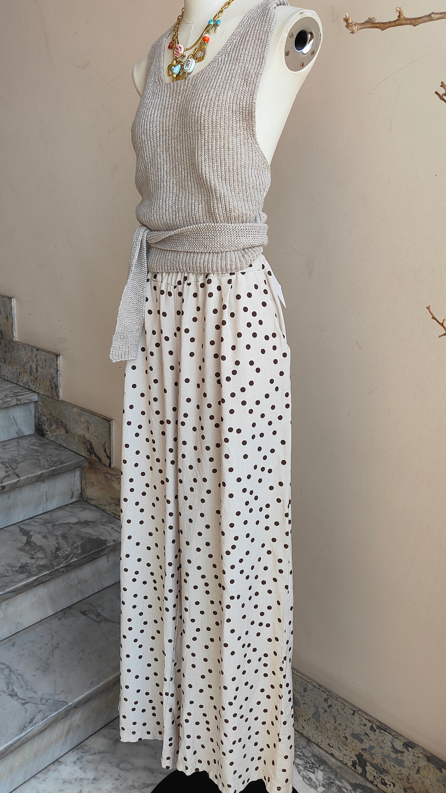Pantaloni Pois