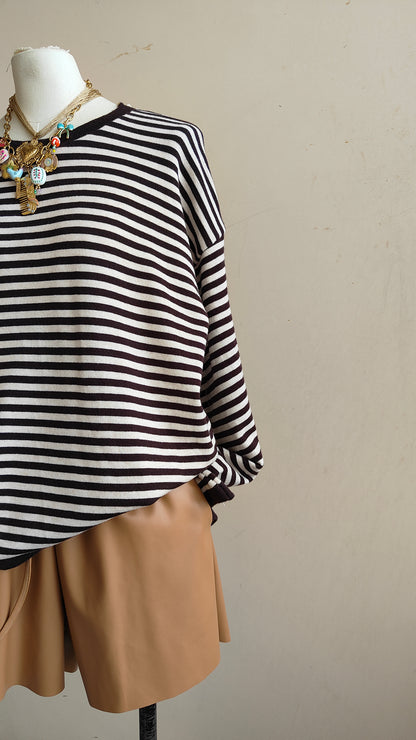 Maglia Over a Righe