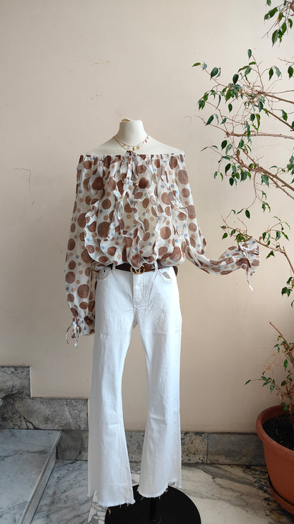 Blusa Capri Pois
