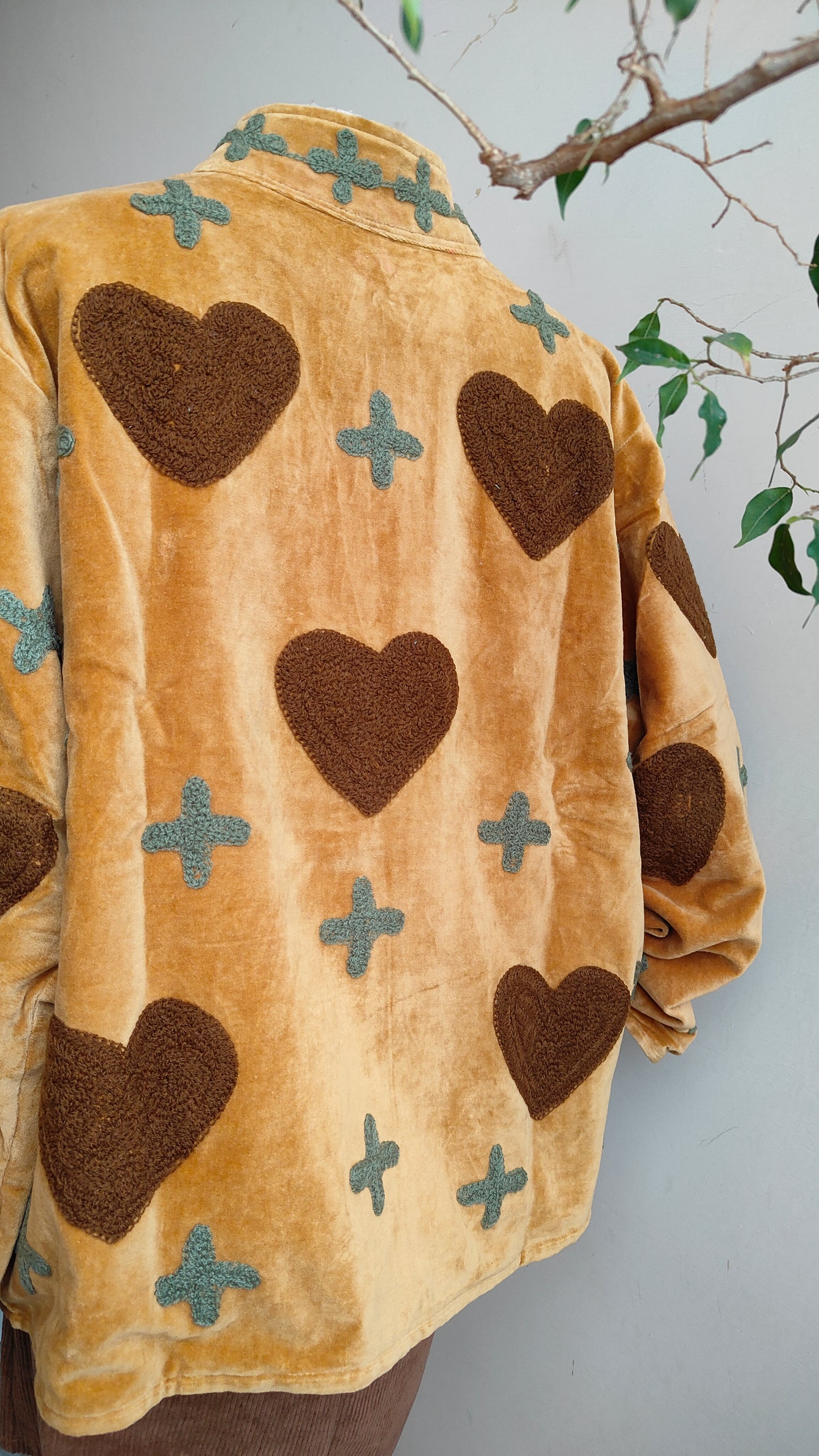 Giacca Boho con Tasche Laterali