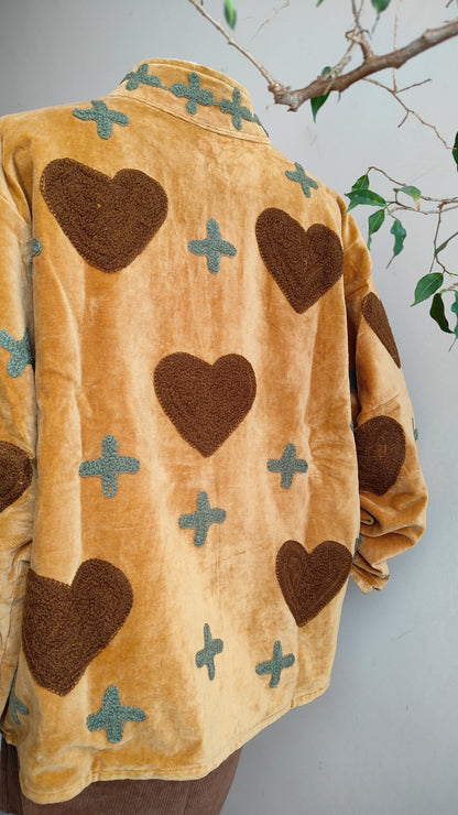 Giacca Boho con Tasche Laterali