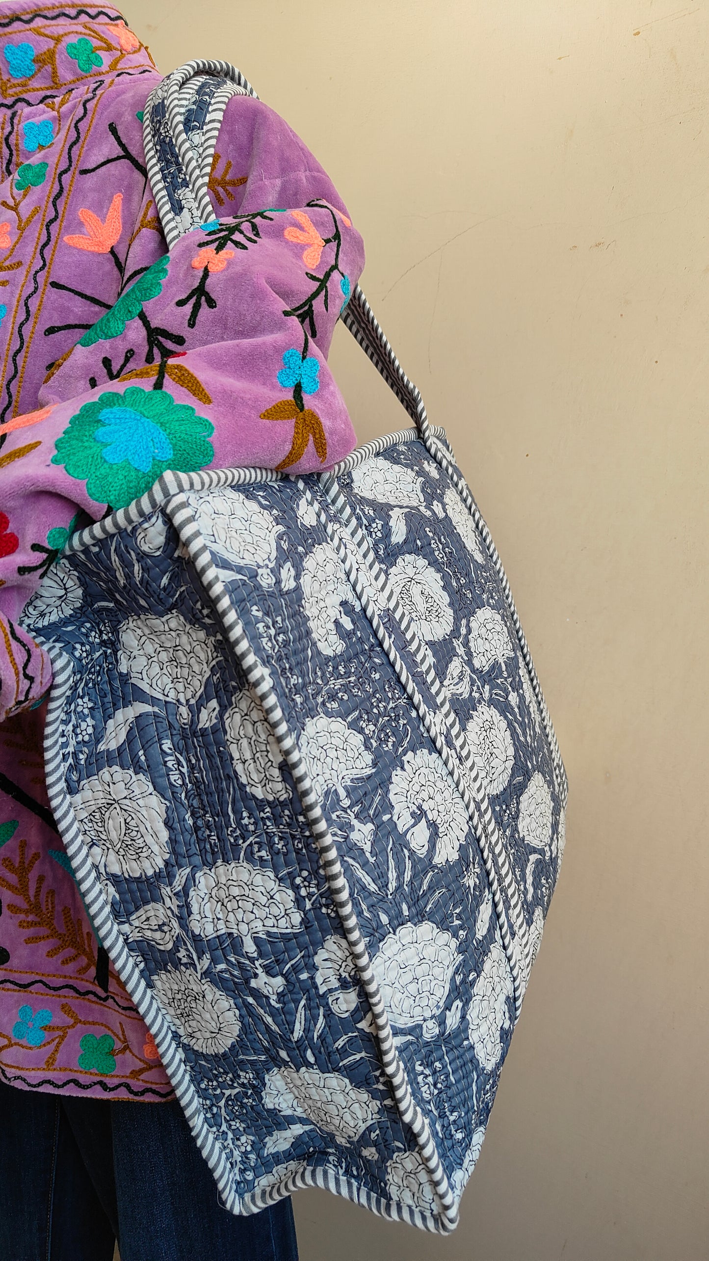 Borsa Trapuntata in Cotone – Maxi
