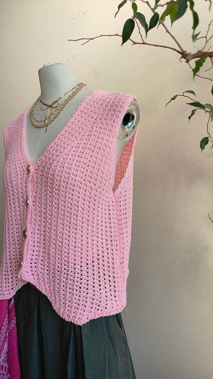 Gilet maglia grosso