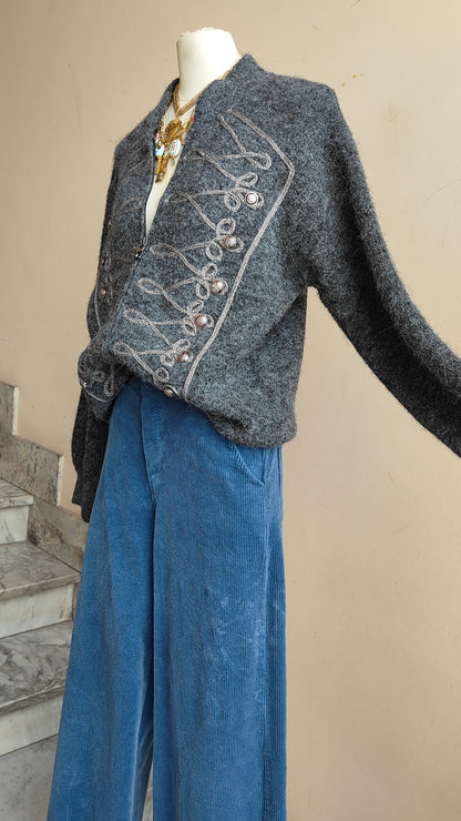 Cardigan Militaire