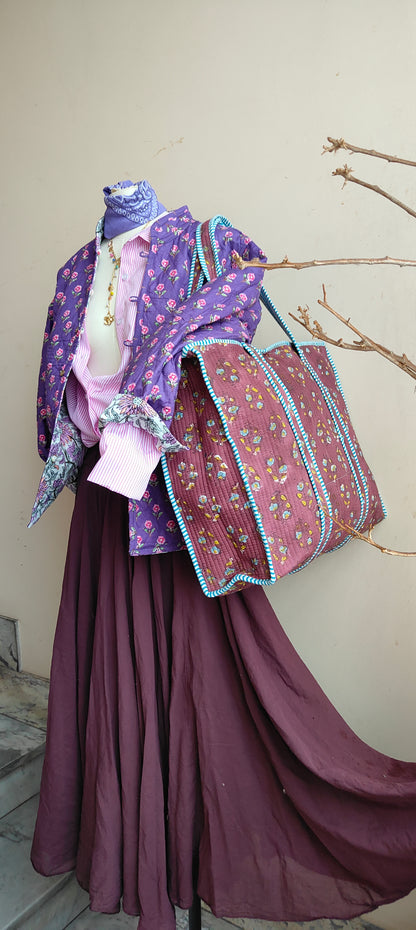 Borsa Trapuntata in Cotone – Maxi