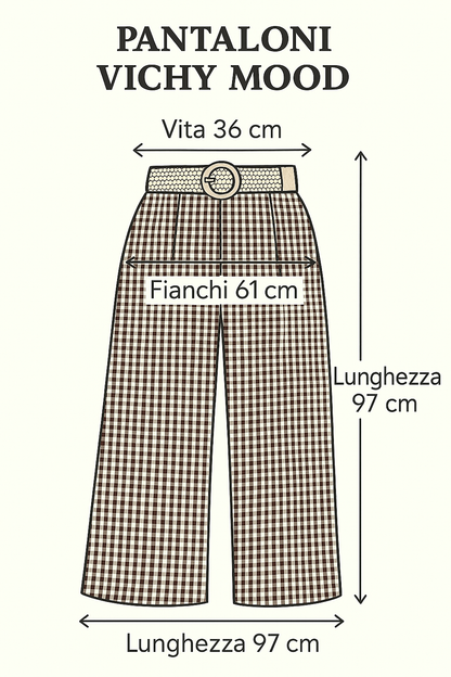 Pantaloni Vichy Mood