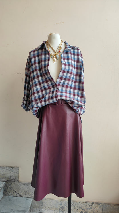 CAMICIA CHECK OVERSIZE
