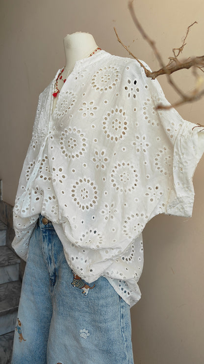 Camicia Broderie Fleur