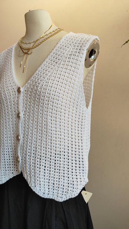 Gilet maglia grosso