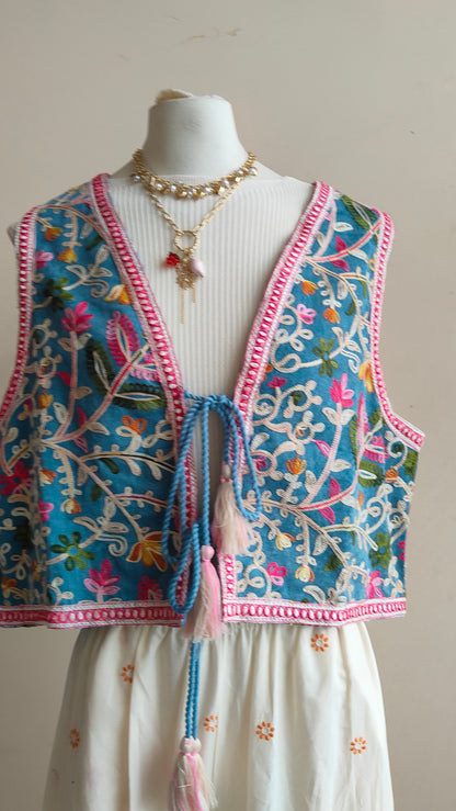 Gilet Reversibile Intreccio