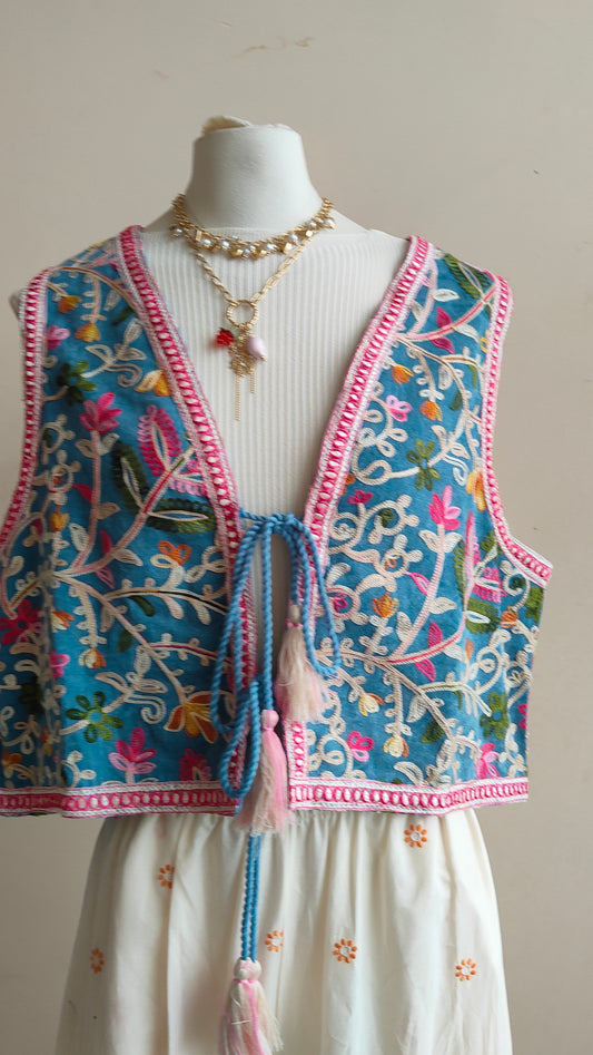 Gilet Reversibile Intreccio