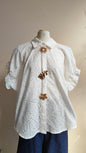 Camicia Ricamo Celeste