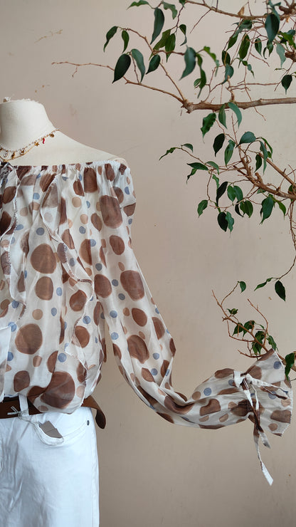 Blusa Capri Pois