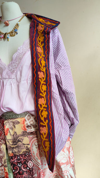 Giacca Boho con Tasche Laterali