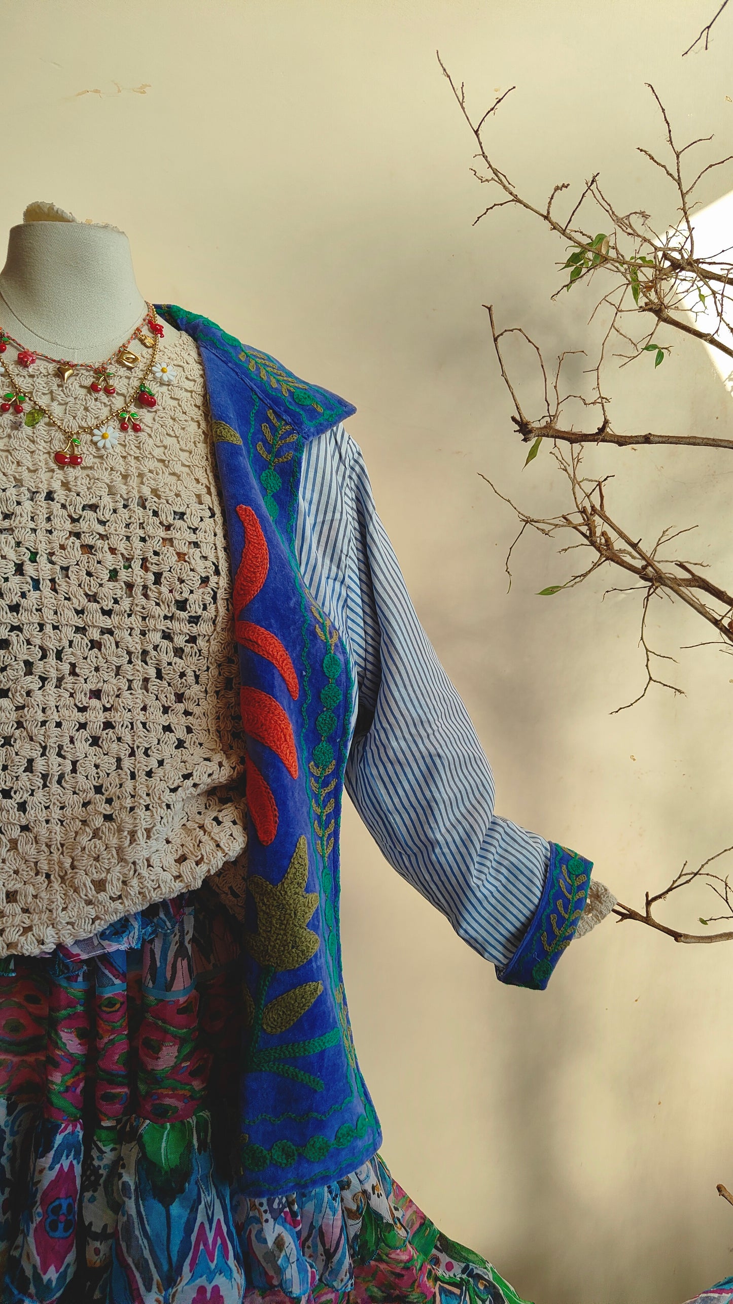 Giacca Boho Reversibile