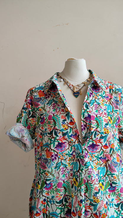 Camicia-abito Botanica