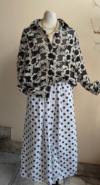Pantaloni Pois Balloon
